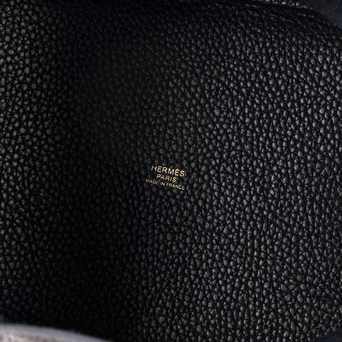Pre-owned Hermes Hermes Picotin Lock Bag Clemence Mm In Black