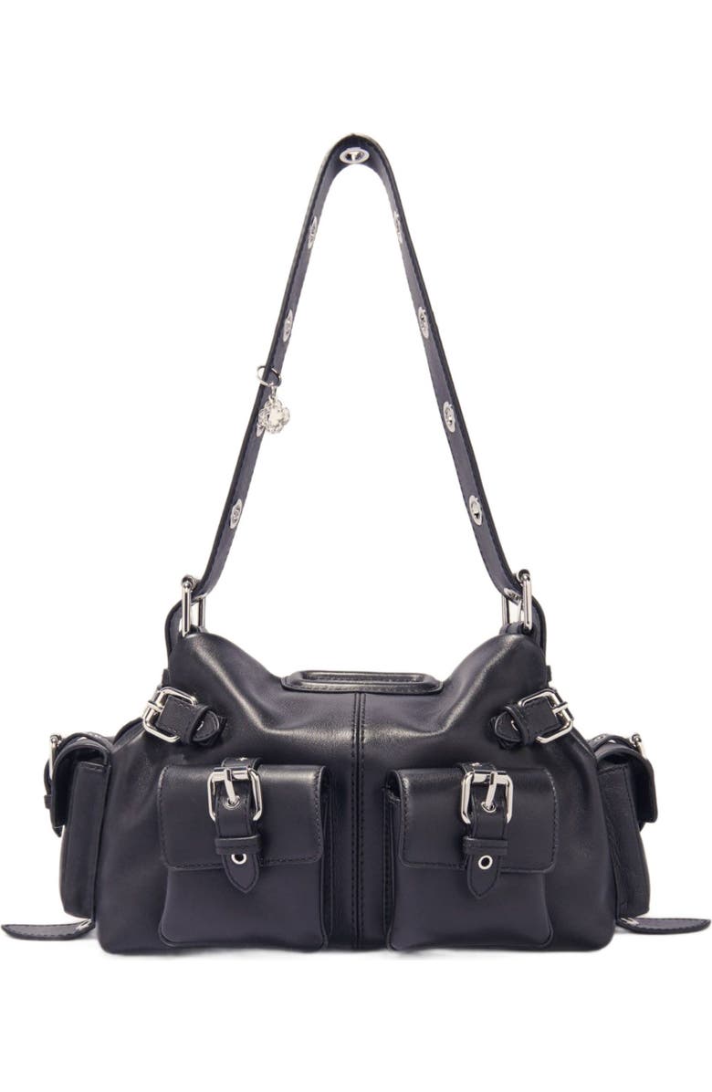 maje Miss M cargo bag in leather, Alternate, color,