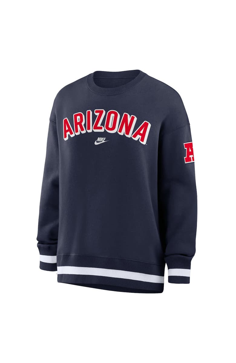 Nike Women's Nike Navy Arizona Wildcats Oversized Legacy Phoenix Sweatshirt, Alternate, color, Navy