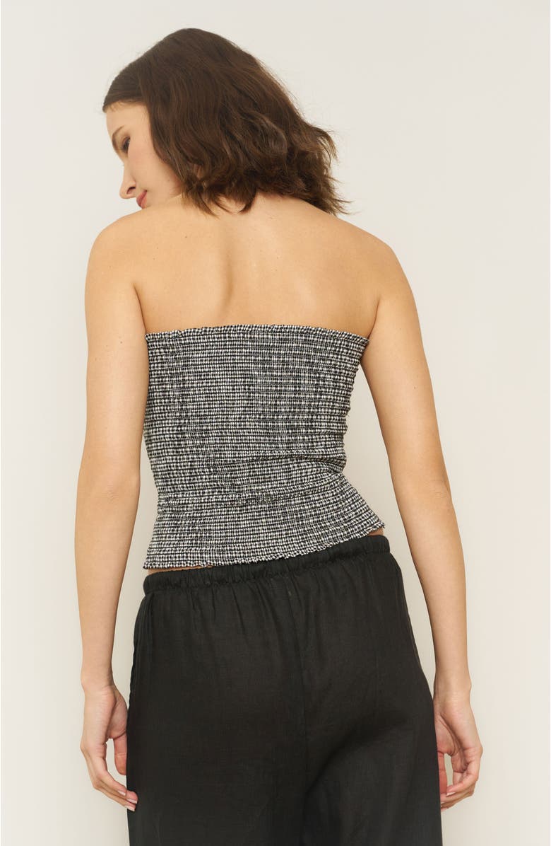 Whimsy + Row Matilda Top, Alternate, color, Black Gingham