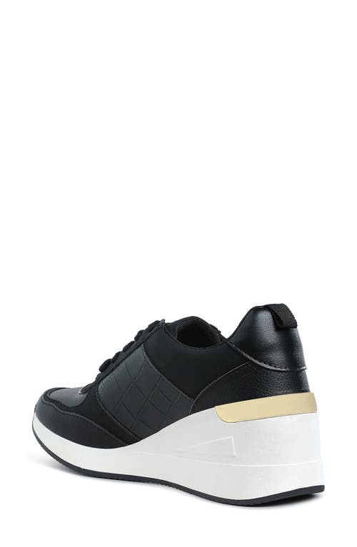 London Rag Noltas Wedge Sneaker In Animal Print
