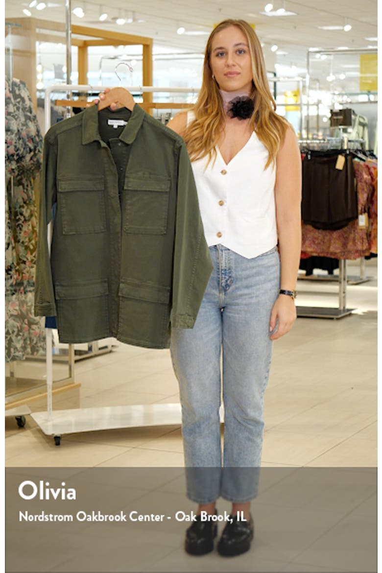 Stretch Cotton Utility Jacket video