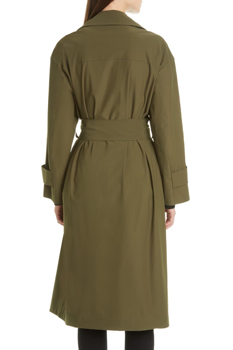 Water Resistant Trench Coat, Alternate, color, MILITARY 639