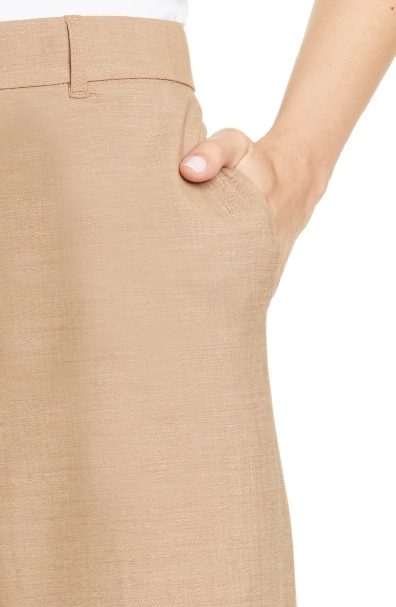 Lafayette 148 New York Dalton Stretch Wool Wide Leg Pants, Alternate, color, 