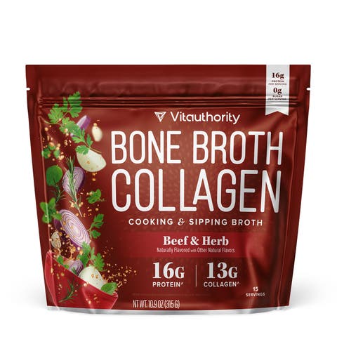 Bone Broth Collagen, Beef & Herb, 310gm