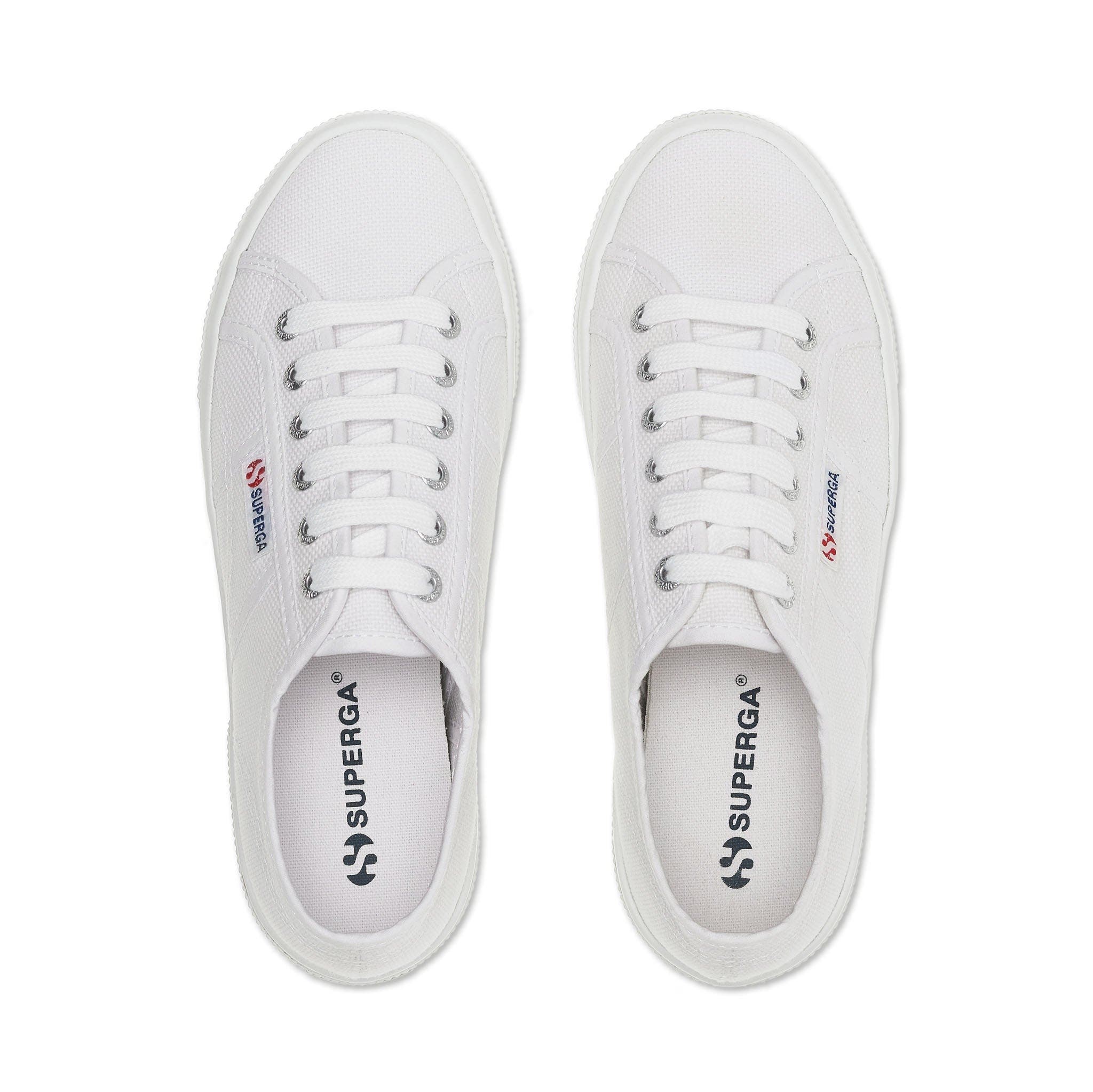 Superga 2740 Platform Sneakers, Alternate, color, White