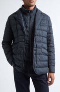 Herno Quilted Down Blazer with Removable Bib