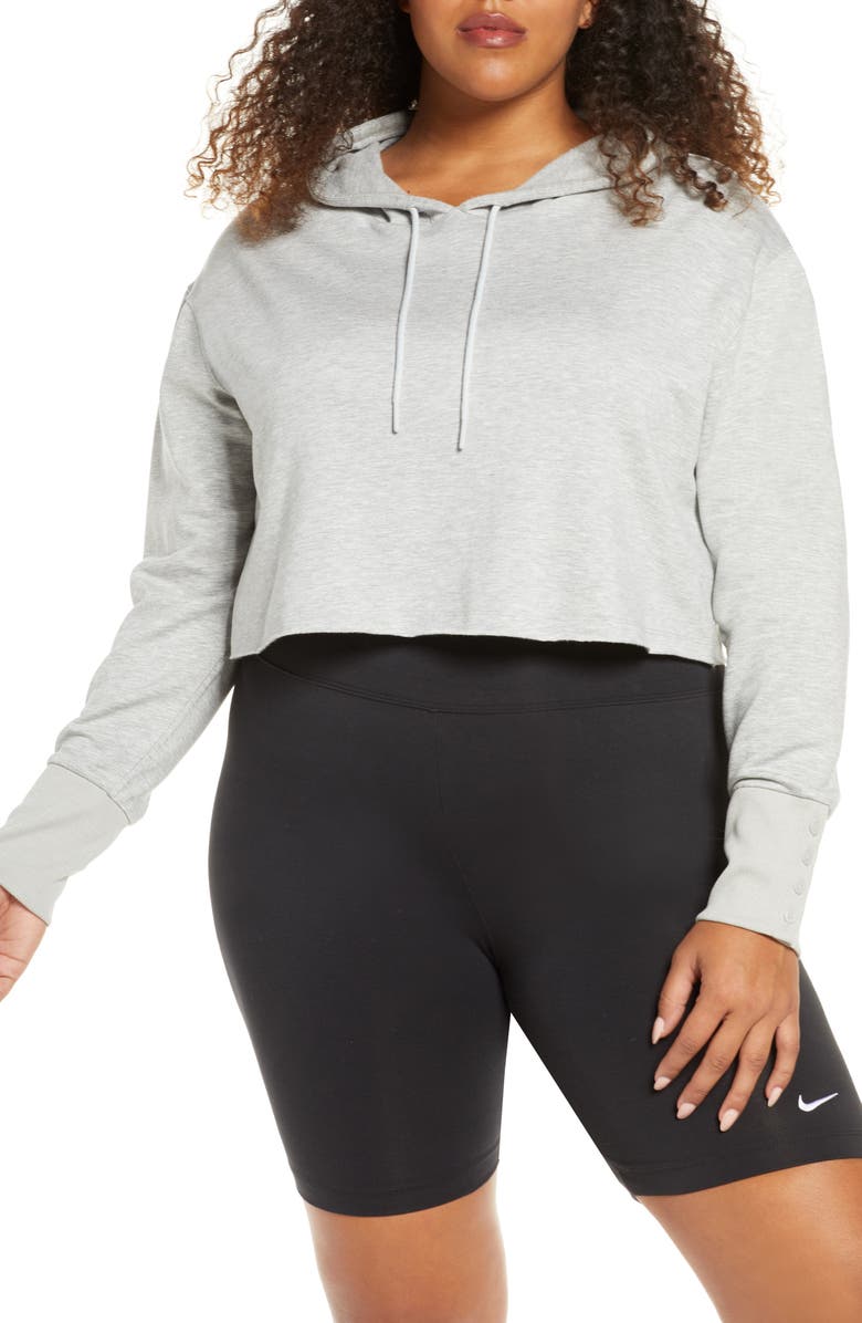 Nike Yoga Luxe Crop Training Hoodie, Main, color,