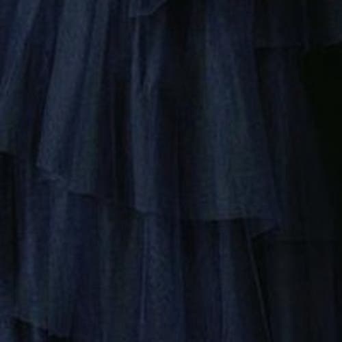 Coast Mesh V-neck Halter Tiered Maxi Dress In Blue