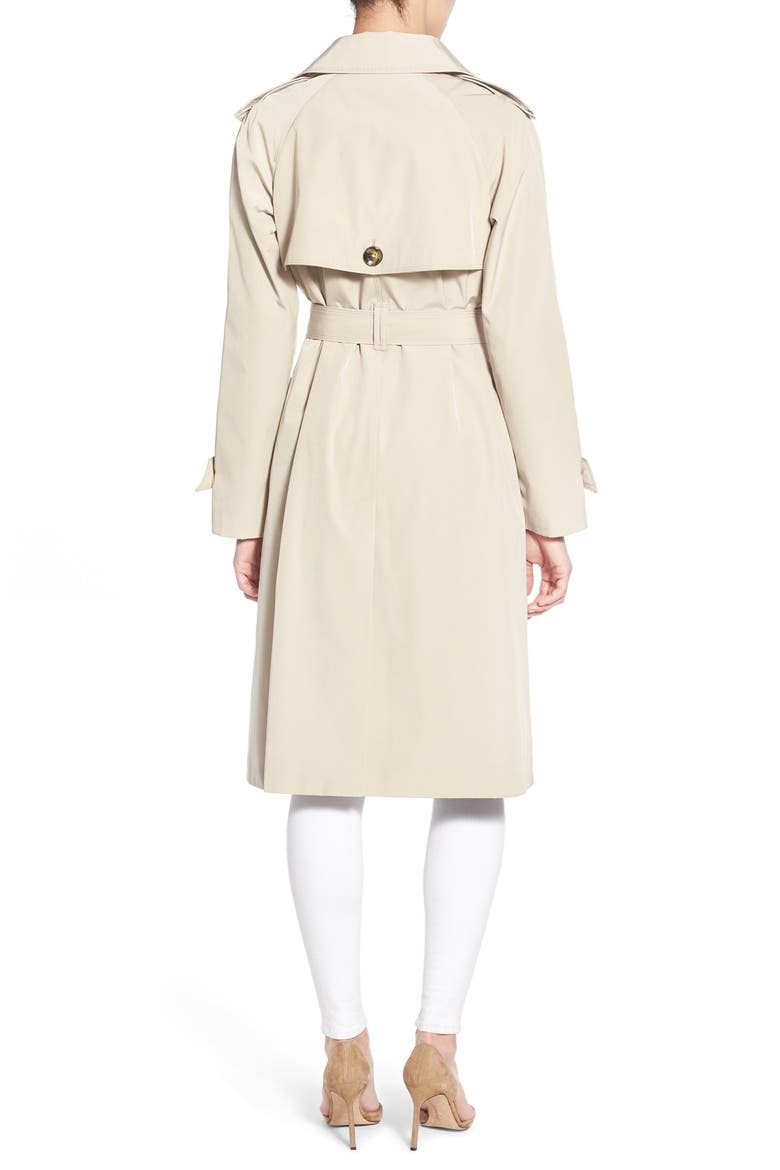 Double Breasted Trench Coat, Alternate, color, STONE