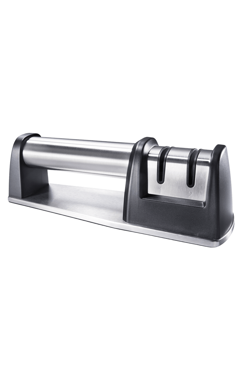 Damashiro® 2-Step Knife Sharpener, Main, color, Black