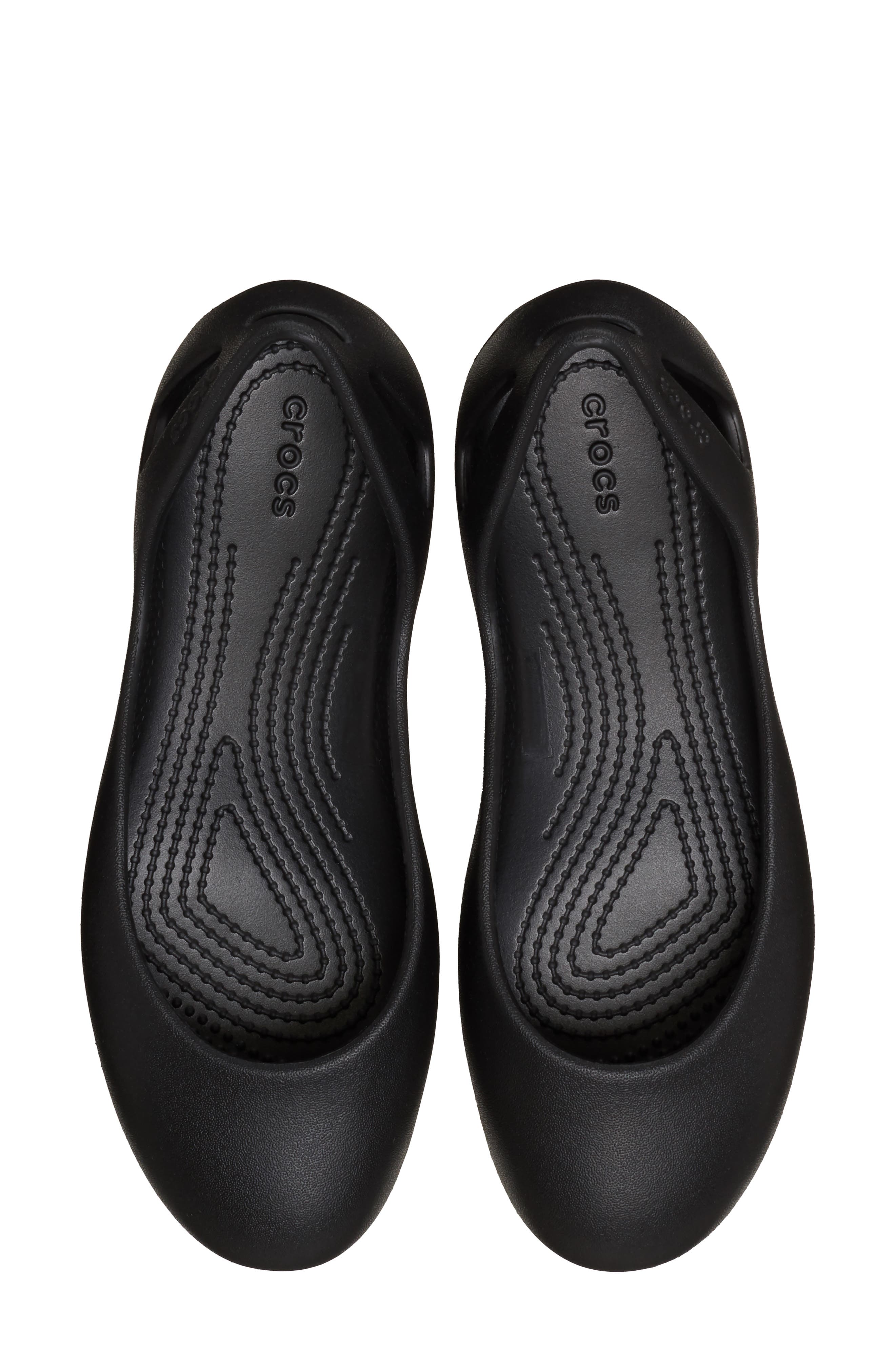 CROCS Kadee Flat, Alternate, color, Black