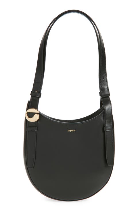 Mini Belt Strap Leather Hobo Bag