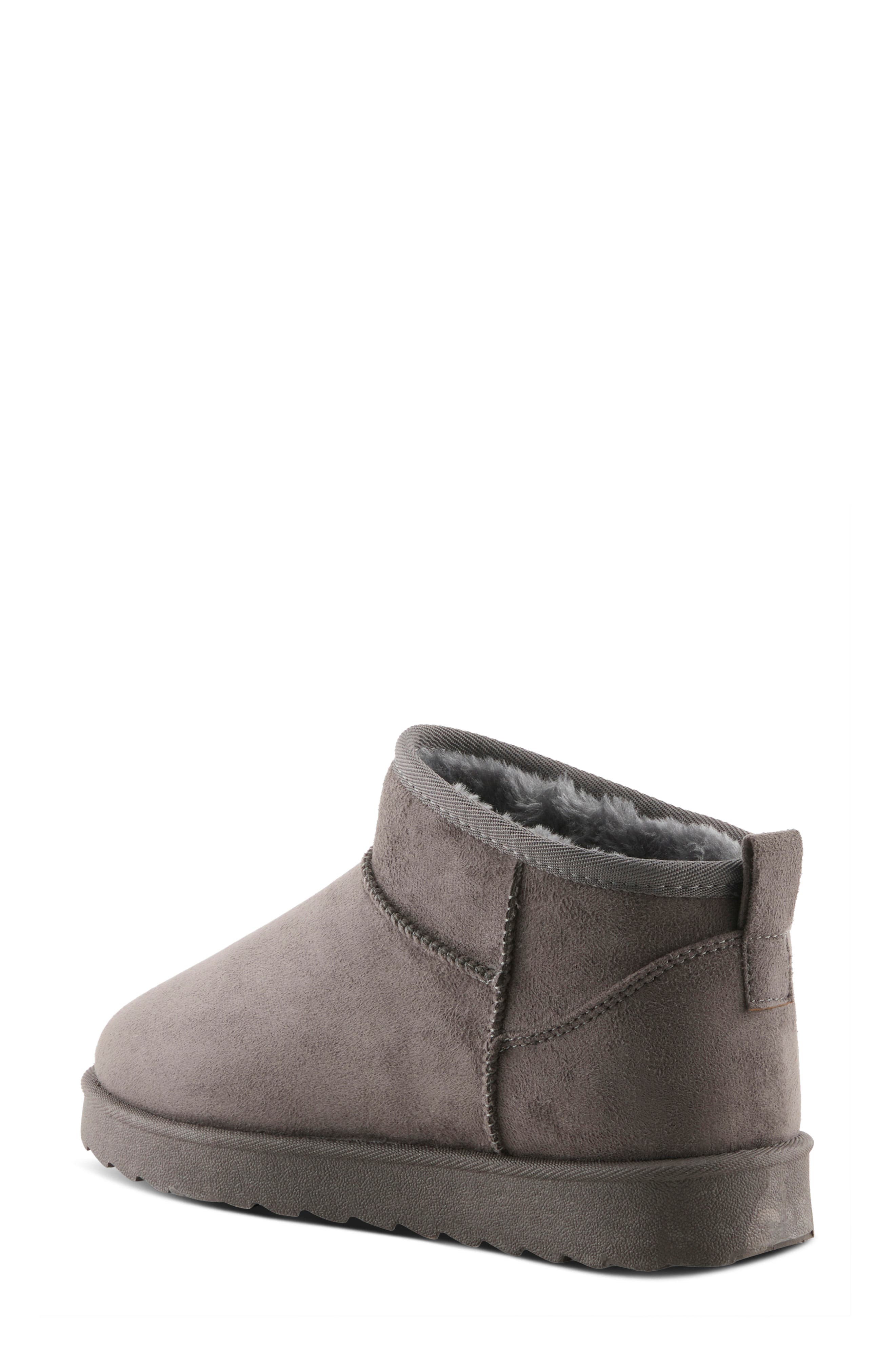 Albiera Faux Shearling Ankle Boot, Alternate, color, GREY