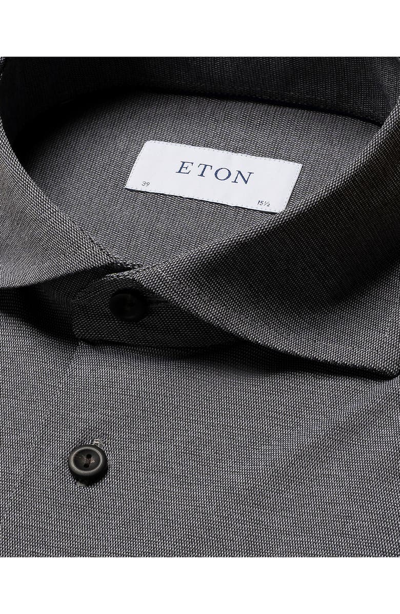 Eton Slim Fit Solid Stretch Dress Shirt, Alternate, color,
