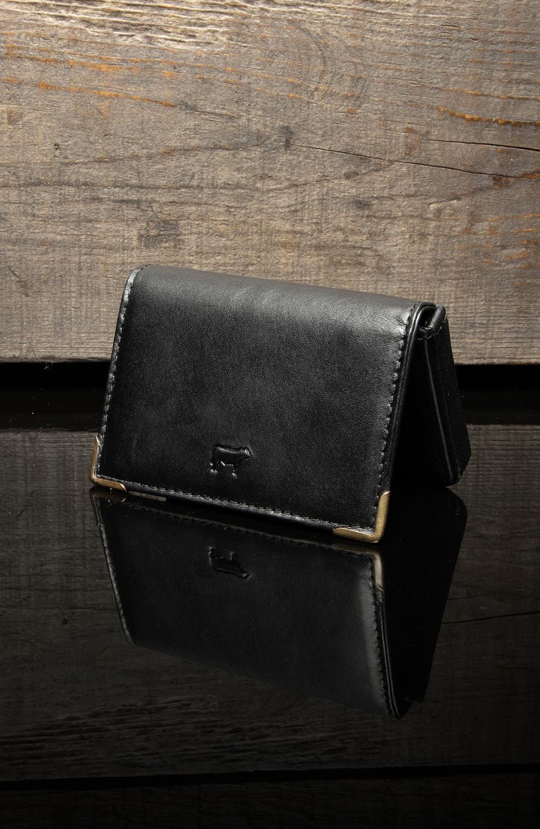 Will Leather Goods William Leather Card Case, Alternate, color, Black