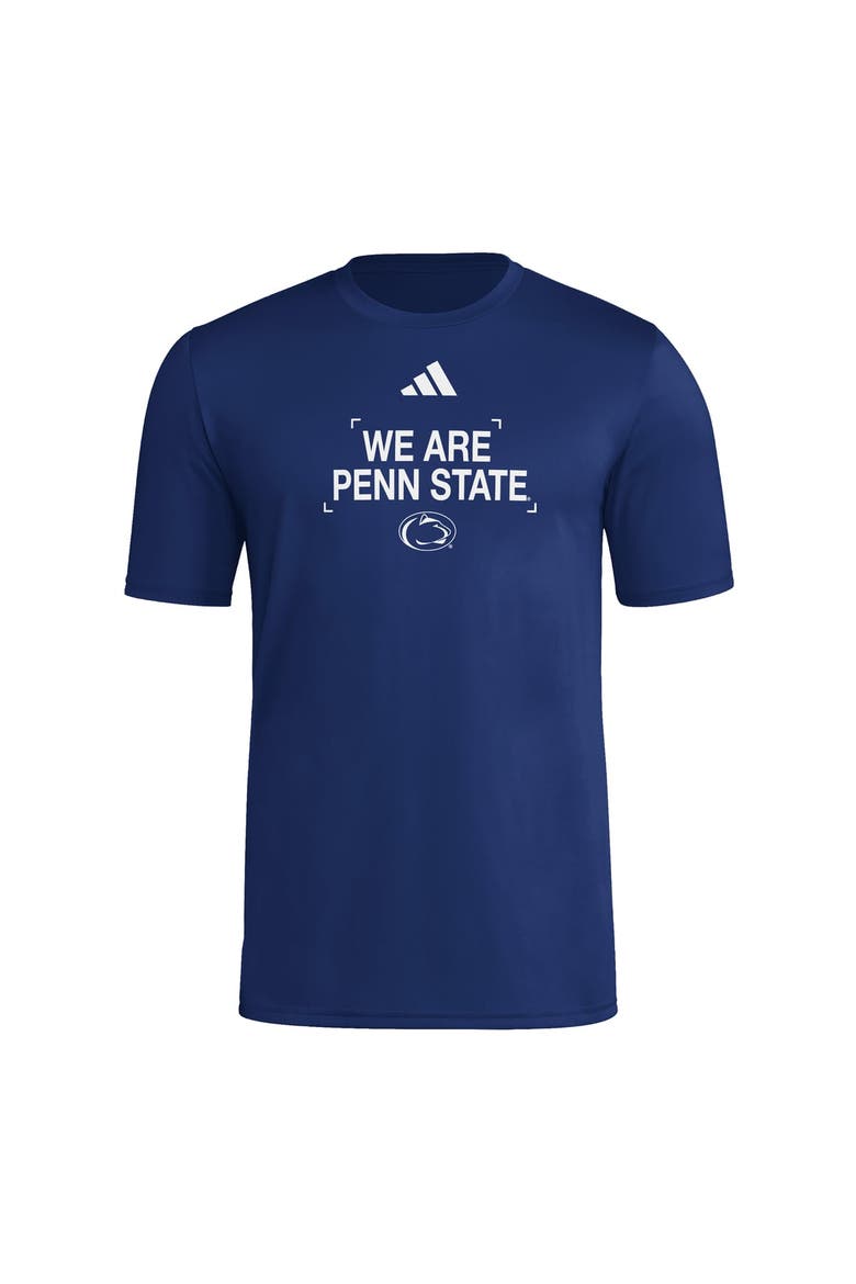 Men's adidas Navy Penn State Nittany Lions Slogan Polyester T-Shirt, Alternate, color, Navy