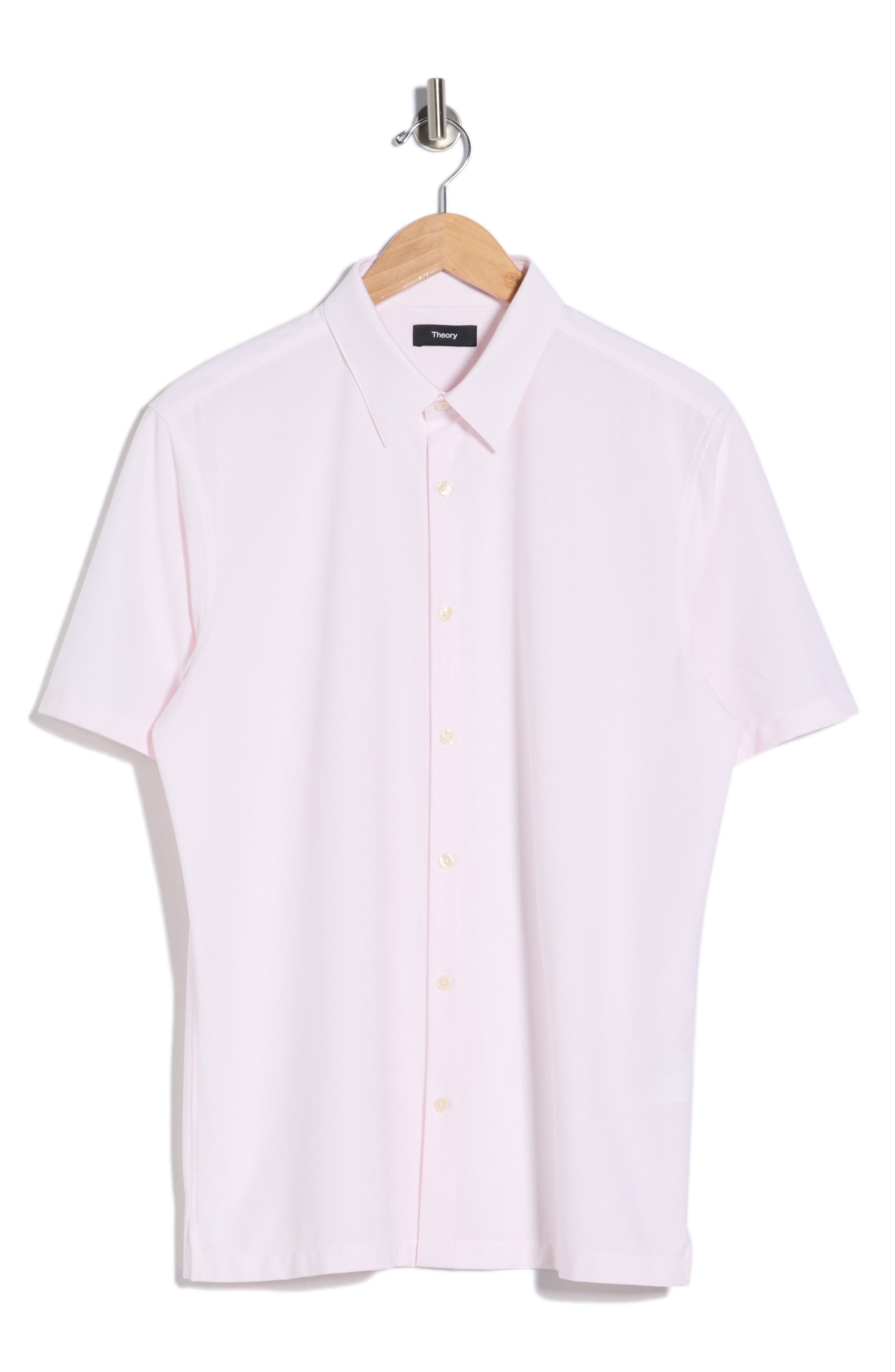 Theory Irving Aster Short Sleeve Button-Up Shirt