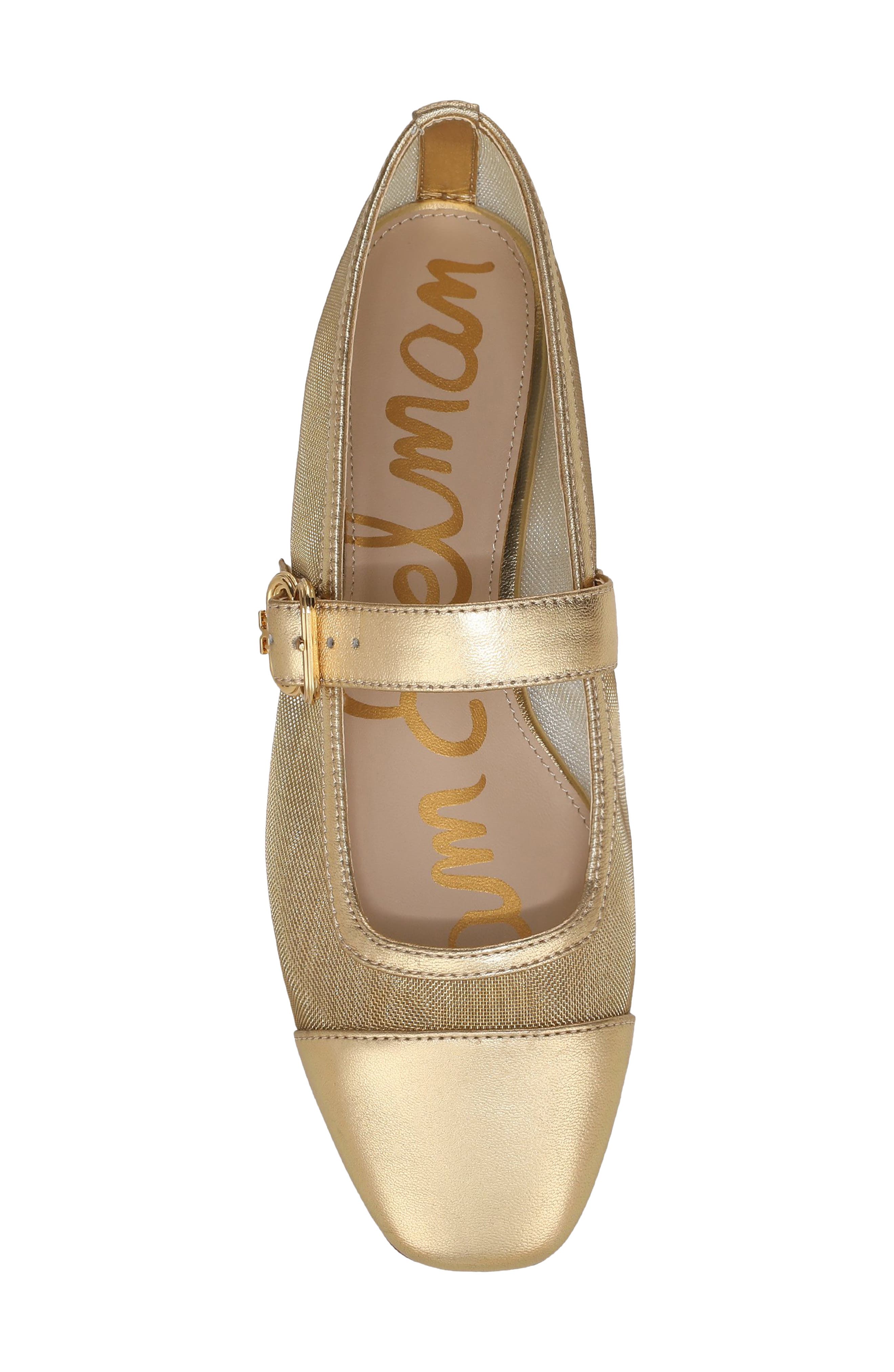 Miranda Mary Jane Flat, Alternate, color, AMBER GOLD