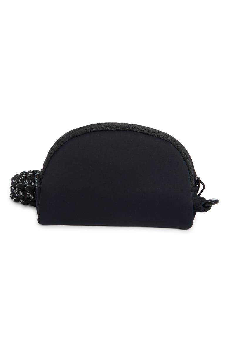 Leith Zip Pouch Bag Charm, Alternate, color, Black