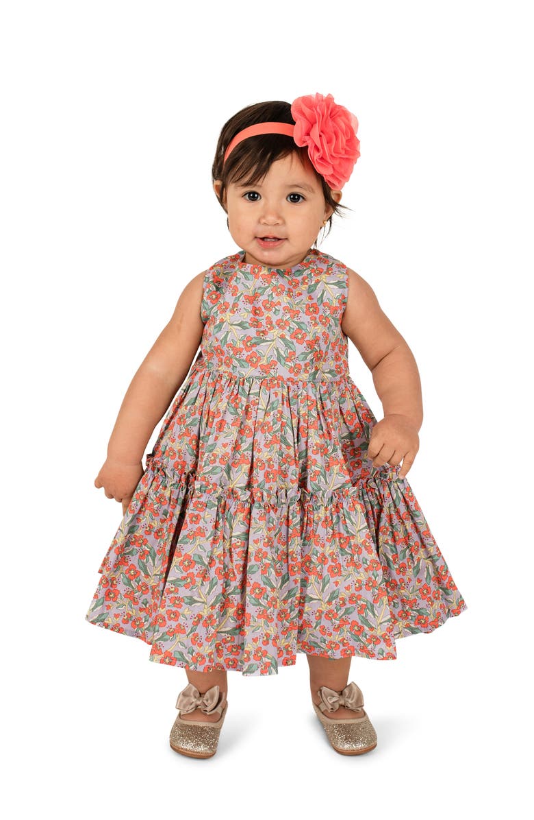 Popatu Kids' Floral Tiered Dress, Main, color, 