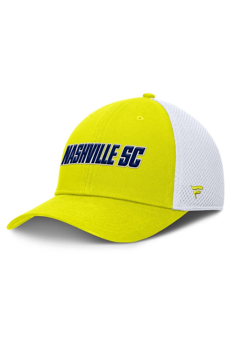 Men's Fanatics Yellow Nashville SC Rocket Flex Hat, Main, color, Yellow