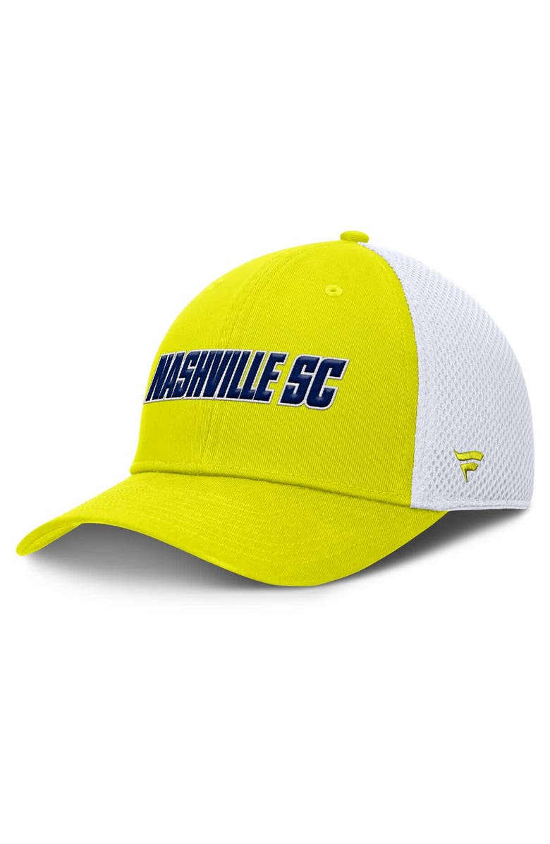 FANATICS Men's Fanatics Yellow Nashville SC Rocket Flex Hat, Main, color, Yellow