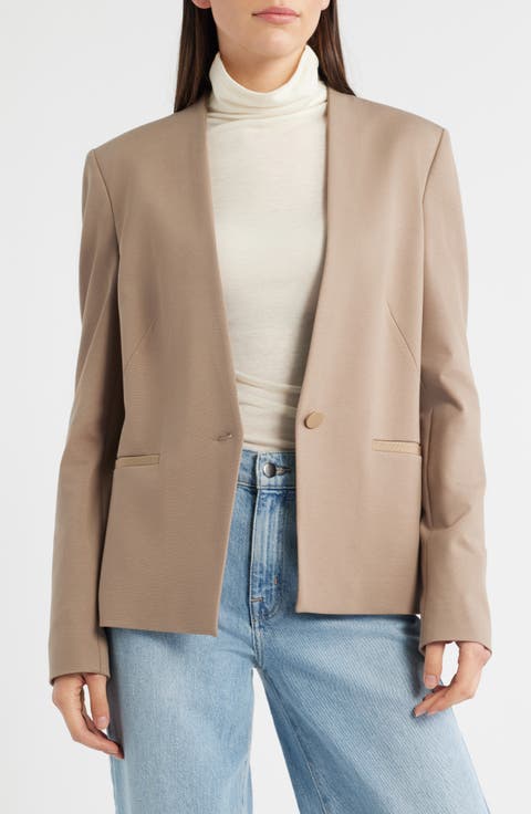 Jemma One-Button Blazer