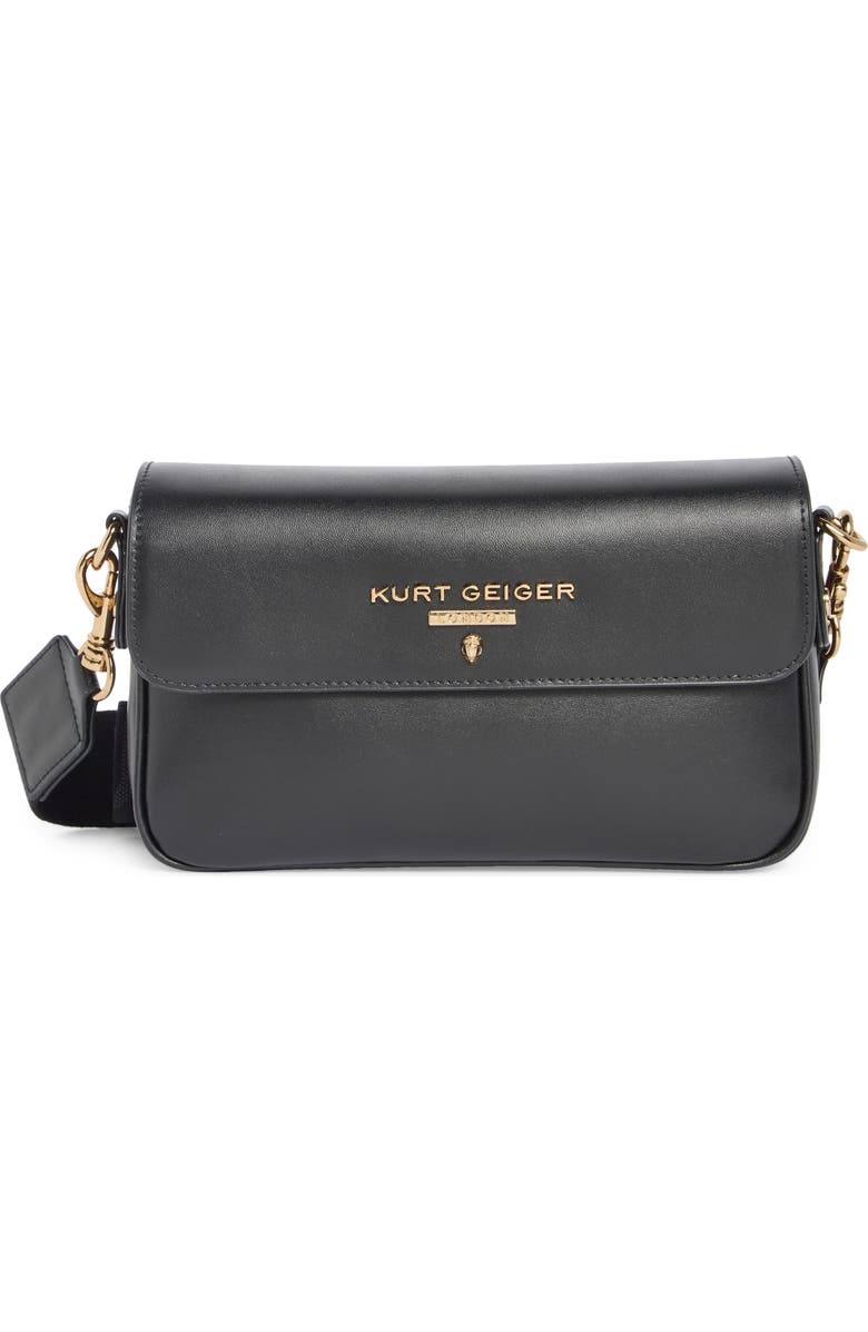Kurt Geiger London Highgate Flap Camera Crossbody Bag, Main, color, Black