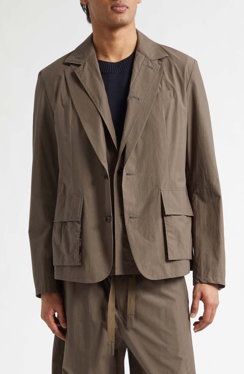 Cotton Typewriter Sport Coat