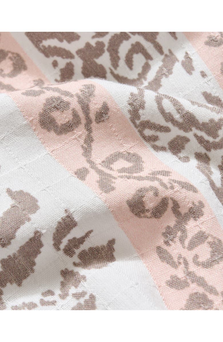 Billy Reid Textural Print Short Sleeve Shirt, Alternate, color, Tinted White Multi