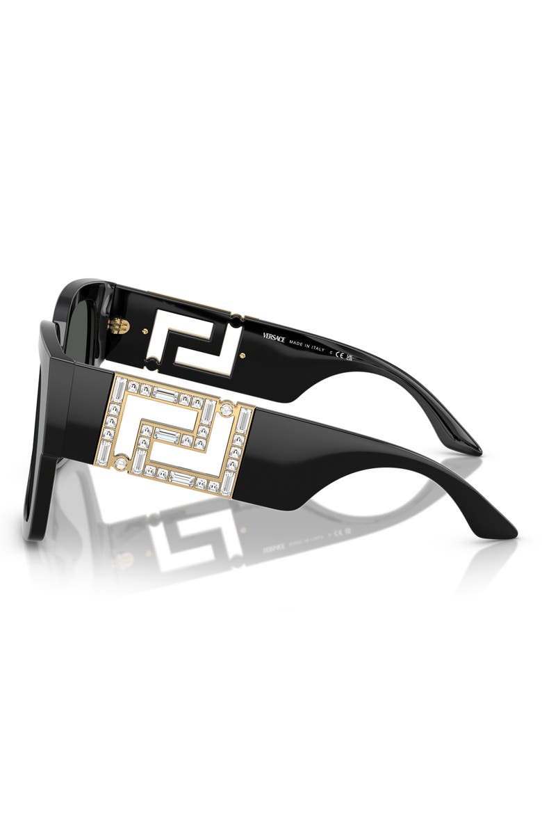 Versace 59mm Rectangular Sunglasses, Alternate, color, 