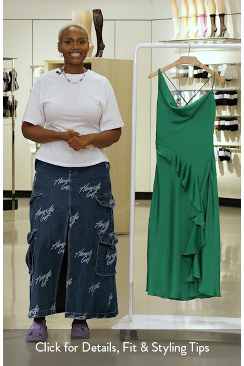 Dymond Satin Midi Dress video