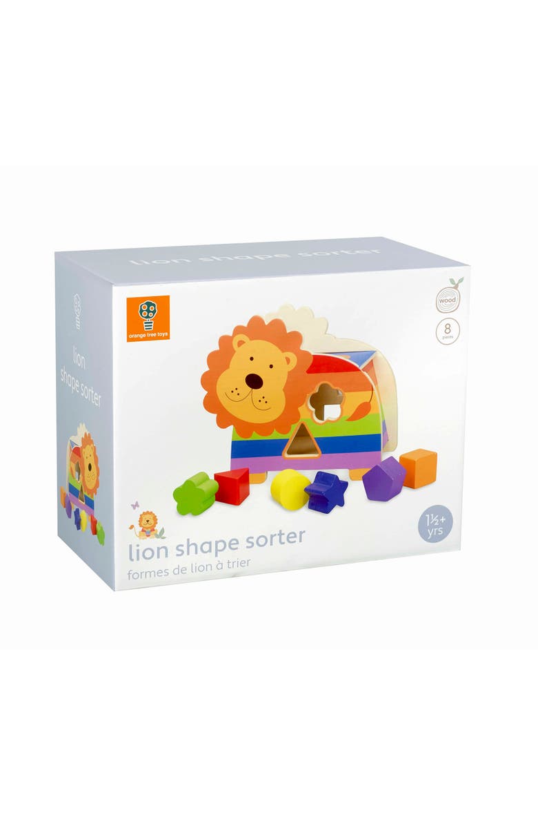 ORANGE TREE TOYS Shape Sorter Lion, Alternate, color, Multicolored