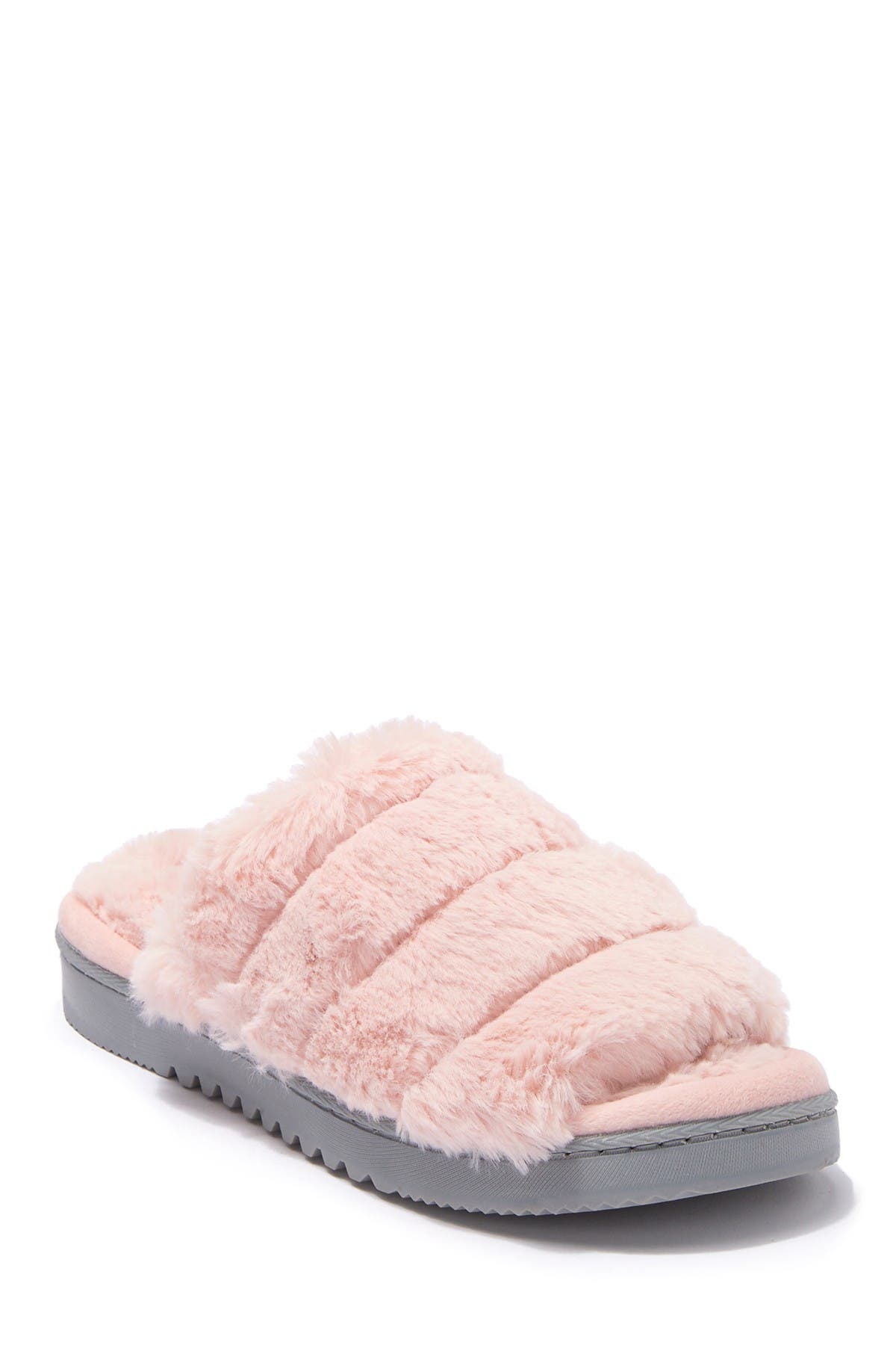 Wynter Faux Fur Slipper, Main, color, PINK FAUX FUR