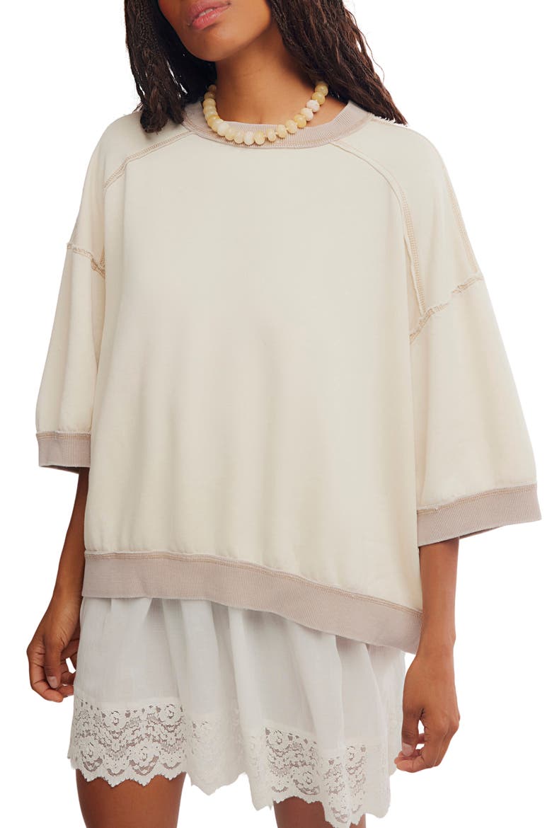 Everything Pullover Sweater, Main, color, NILLA CREAM