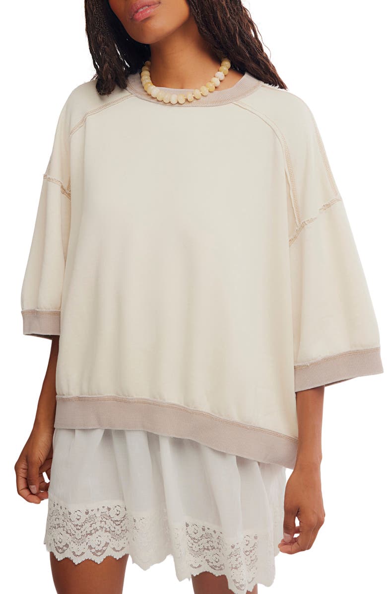 Free People Everything Pullover Sweater, Main, color, Nilla Cream