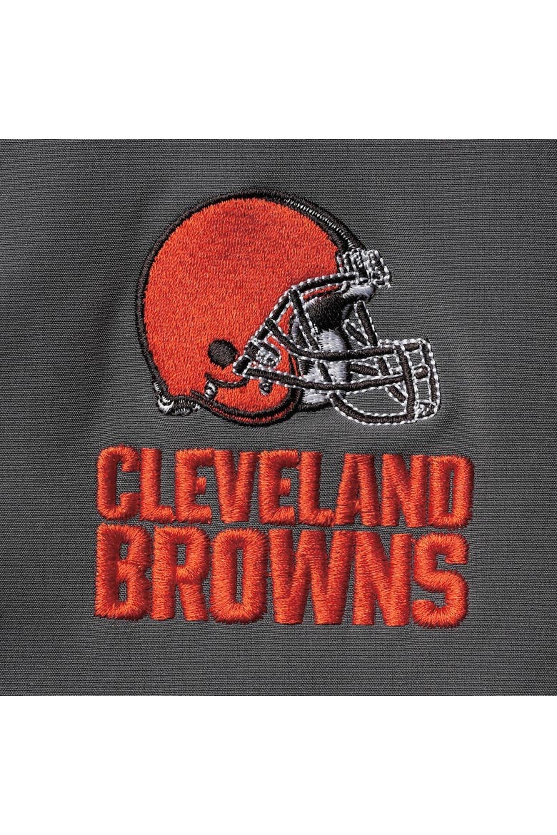 Men's Dunbrooke Charcoal Cleveland Browns Sonoma Softshell Full-Zip Jacket, Alternate, color, Charcoal