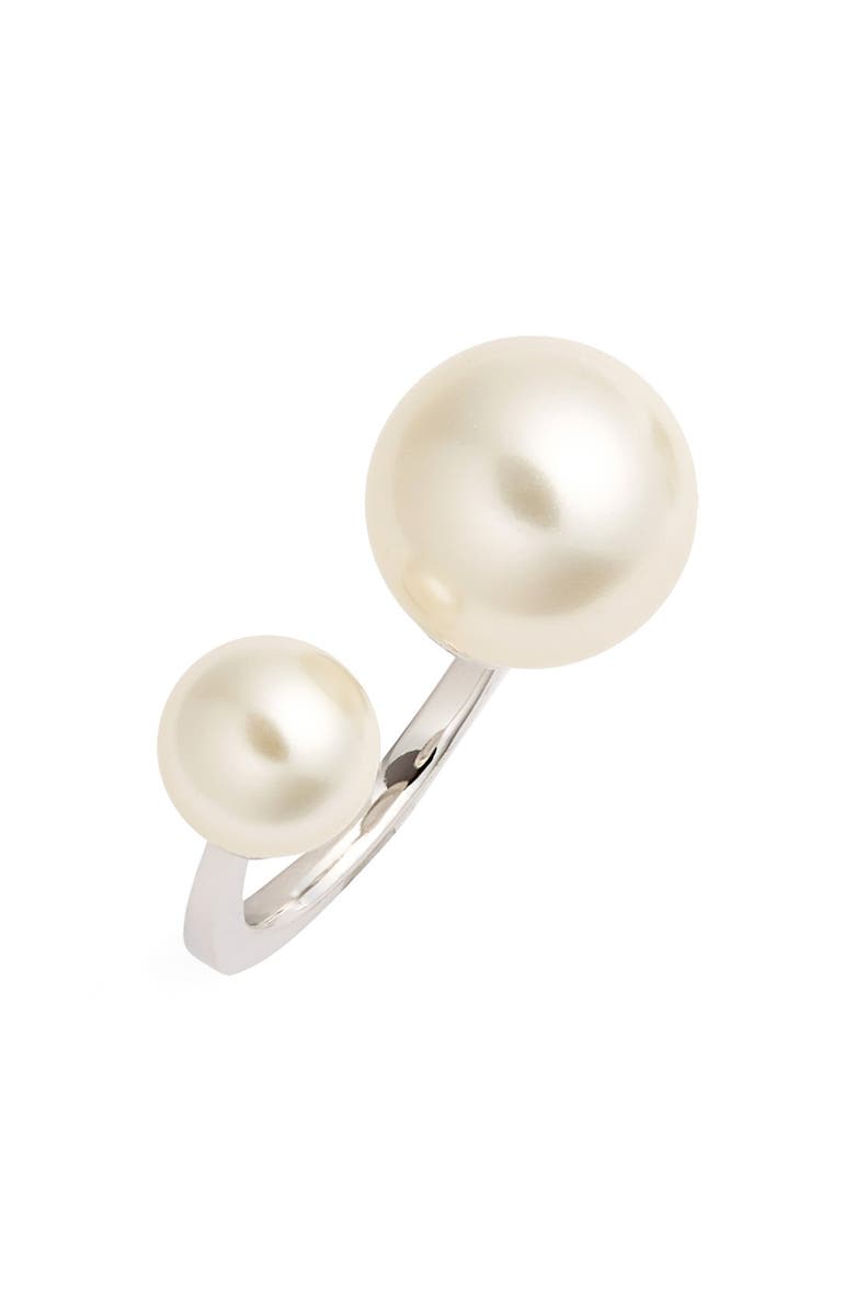 STELLA VALLE 'Rio De Janiero' Faux Pearl Ring, Main, color,