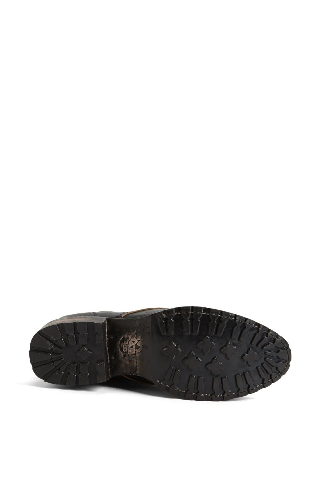 'Robertson' Lace-Up Boot, Alternate, color, BLACK
