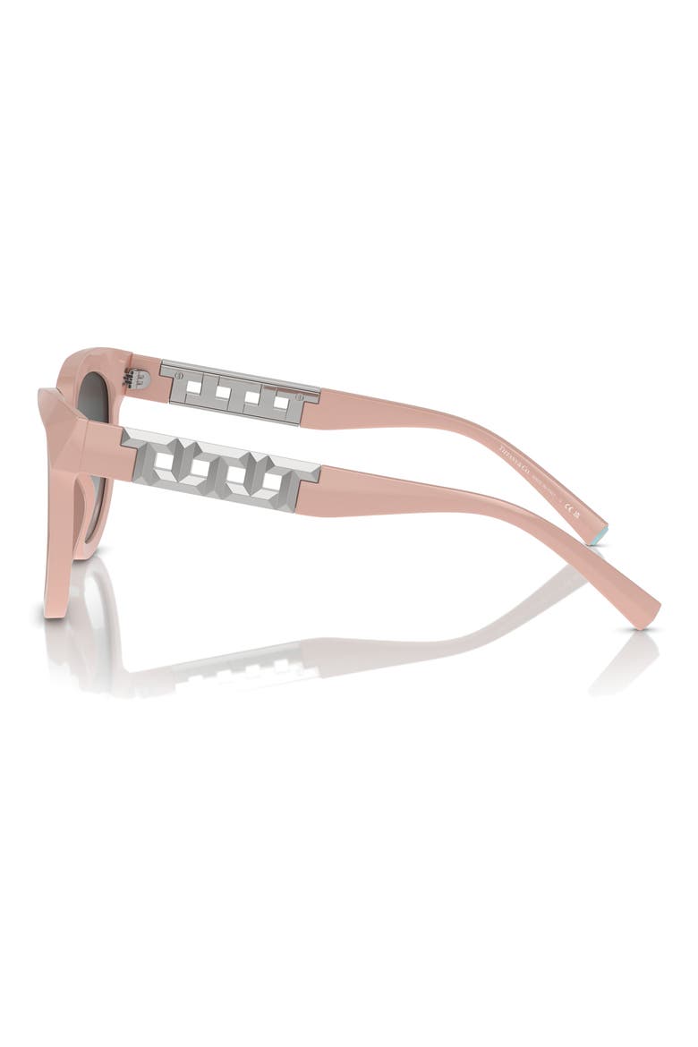 53mm Gradient Cat Eye Sunglasses, Alternate, color, GREY FLASH
