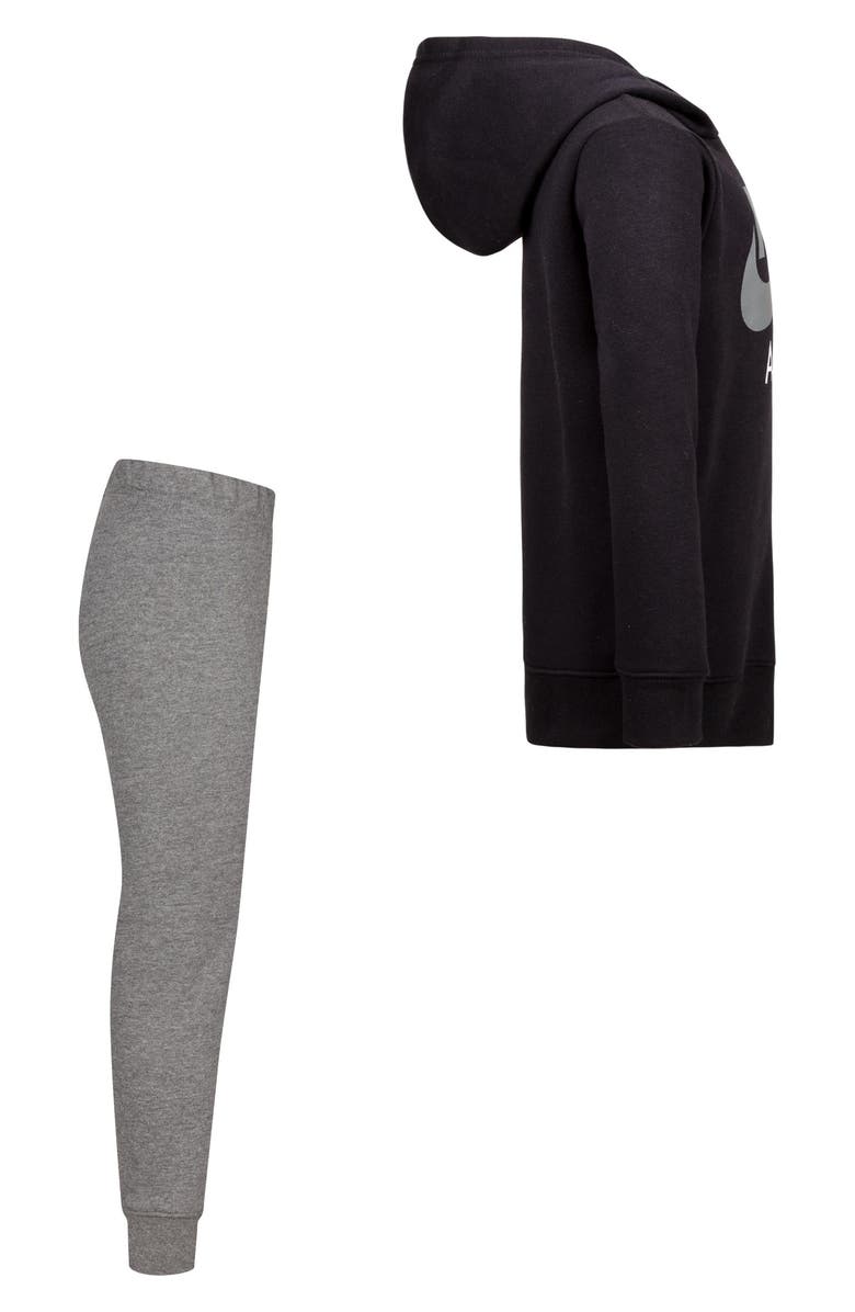 Nike Kids' Fleece Pullover Hoodie & Joggers Set, Alternate, color, Carbon Heather