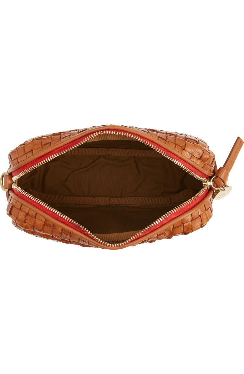 Clare V. Midi Sac Woven Leather Crossbody Bag, Alternate, color,