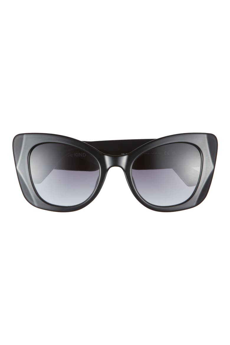 52mm Gradient Cat Eye Sunglasses, Main, color, LBS/ GRAY GRADIENT