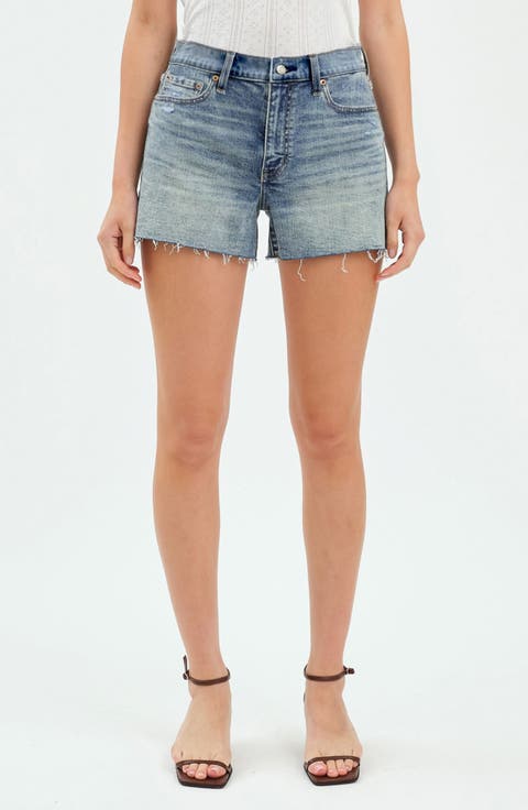 Sedona High Waist Cutoff Denim Shorts