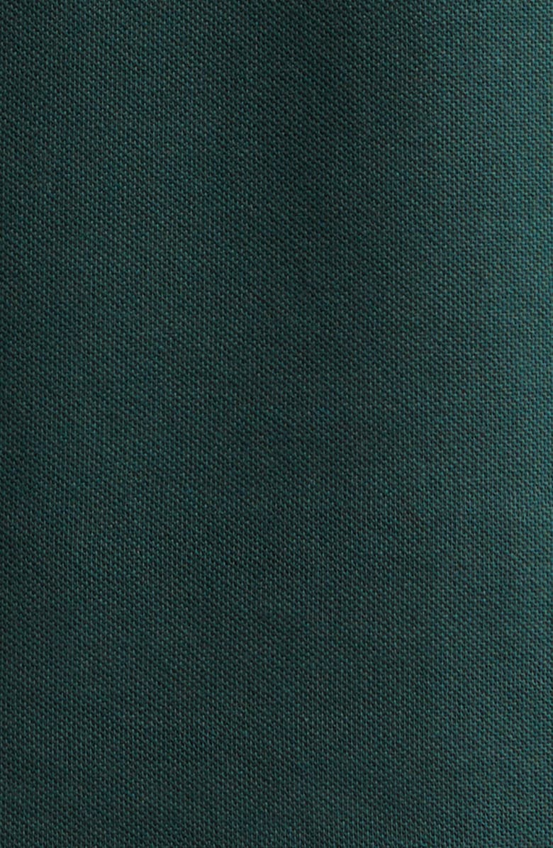 Moncler Tipped Cotton Piqué Polo, Alternate, color, Pine Grove