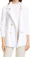 Frank & Eileen Raw Edge French Terry Peacoat