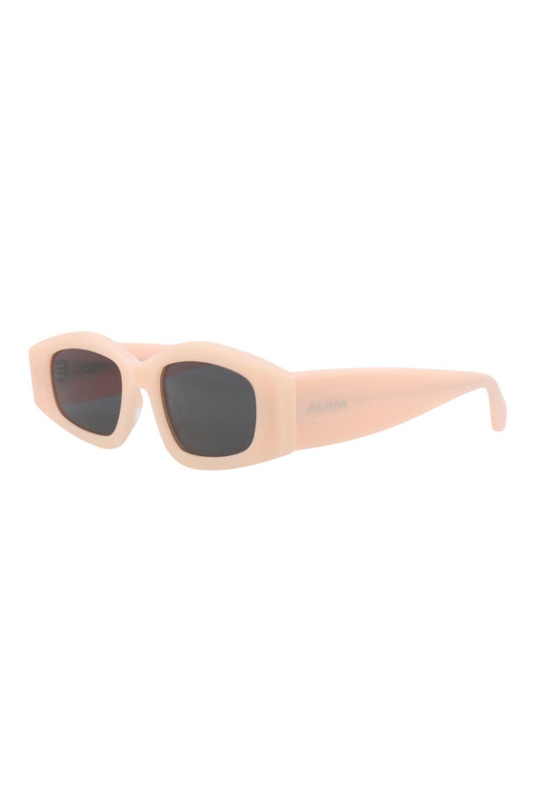 52mm Polarized Cat Eye Sunglasses, Alternate, color, PINK PINK GREY