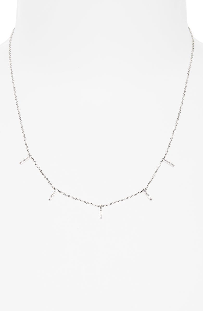 EF Collection Diamond Collar Necklace, Alternate, color, 