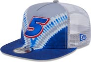 New Era Men's New Era Blue Kyle Larson  Golfer Tie-Dye Snapback Hat